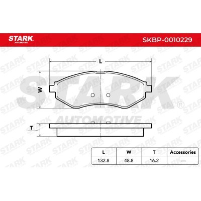 Klocki hamulcowe Stark SKBP-0010229 SKBP-0010229 - foto 3