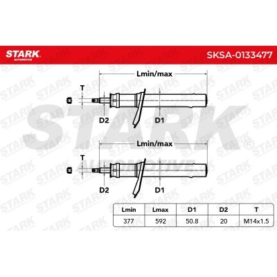 Amortyzator Stark SKSA-0133477 SKSA-0133477 - foto 5