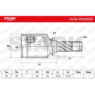 Przegub Stark SKJK-0200628 SKJK-0200628 - foto 5
