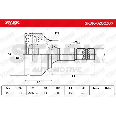 Przegub Stark SKJK-0200387 SKJK-0200387 - foto 5