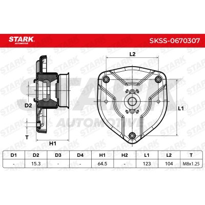 Mocowanie Amortyzatora Stark SKSS-0670307 SKSS-0670307 - foto 6