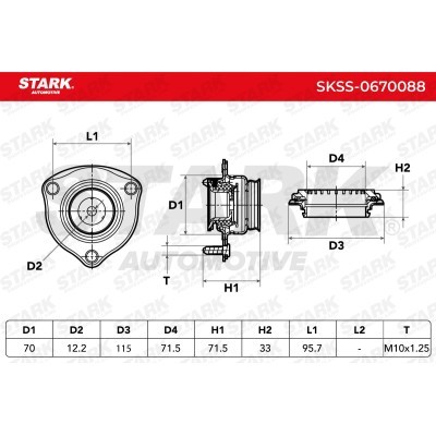 Mocowanie Amortyzatora Stark SKSS-0670088 SKSS-0670088 - foto 6