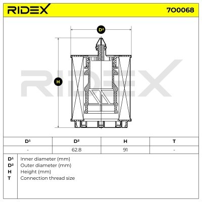 Filtr Oleju RIDEX 7O0068 7O0068 - foto 6