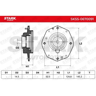 Mocowanie Amortyzatora Stark SKSS-0670091 SKSS-0670091 - foto 8