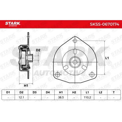 Mocowanie Amortyzatora Stark SKSS-0670174 SKSS-0670174 - foto 6