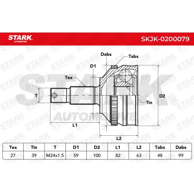 Przegub Stark SKJK-0200079 SKJK-0200079 - foto 5