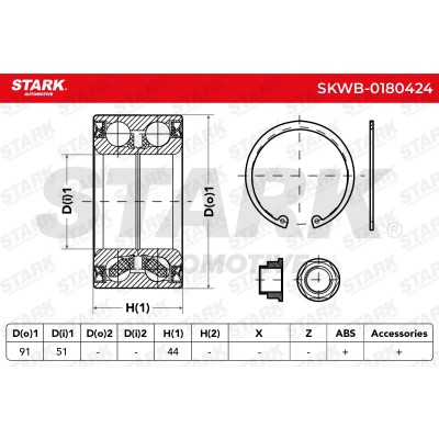 Łożysko Koła Stark SKWB-0180424 SKWB-0180424 - foto 3
