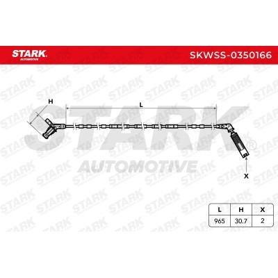 Czujnik ABS Stark SKWSS-0350166 SKWSS-0350166 - foto 5