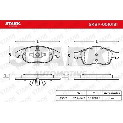 Klocki hamulcowe Stark SKBP-0010181 SKBP-0010181 - foto 4