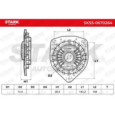 Mocowanie Amortyzatora Stark SKSS-0670264 SKSS-0670264 - foto 5