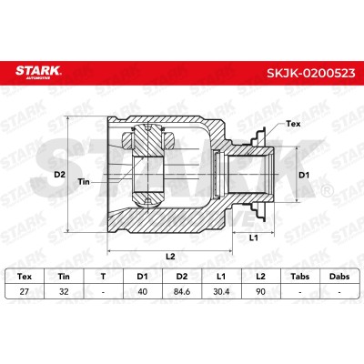 Przegub Stark SKJK-0200523 SKJK-0200523 - foto 4