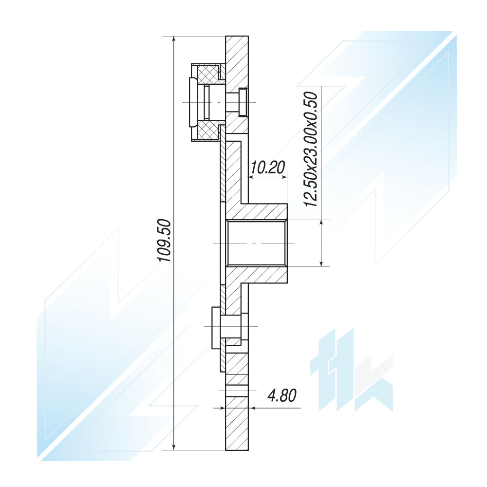 Tarcza Sprzęgła Sprężarki PANASONIC SA11 Ø109,50 Mazda 115PSA10010 - foto 4