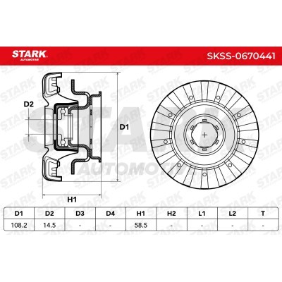 Mocowanie Amortyzatora Stark SKSS-0670441 SKSS-0670441 - foto 6