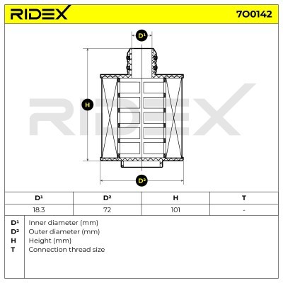 Filtr Oleju RIDEX 7O0142 7O0142 - foto 5