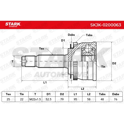 Przegub Stark SKJK-0200063 SKJK-0200063 - foto 4