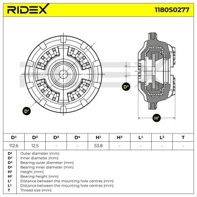 Mocowanie Amortyzatora RIDEX 1180S0277 1180S0277 - foto 6