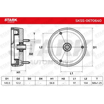 Mocowanie Amortyzatora Stark SKSS-0670640 SKSS-0670640 - foto 5