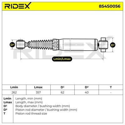 Amortyzator RIDEX 854S0056 854S0056 - foto 7