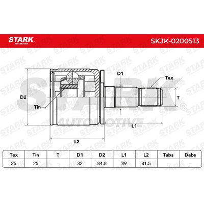 Przegub Stark SKJK-0200513 SKJK-0200513 - foto 6