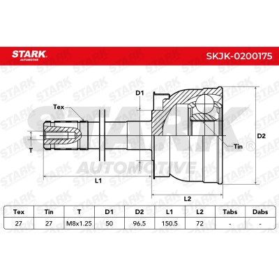 Przegub Stark SKJK-0200175 SKJK-0200175 - foto 4