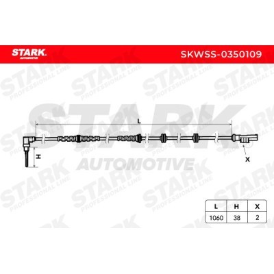 Czujnik ABS Stark SKWSS-0350109 SKWSS-0350109 - foto 3