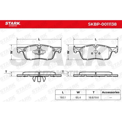 Klocki hamulcowe Stark SKBP-0011714 SKBP-0011714 - foto 5
