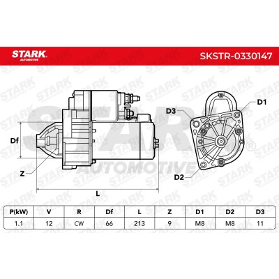 Rozrusznik Stark SKSTR-0330147 SKSTR-0330147 - foto 6