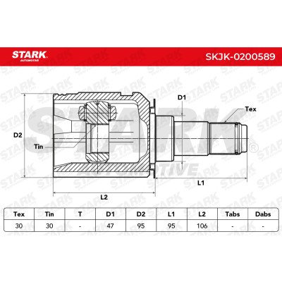Przegub Stark SKJK-0200589 SKJK-0200589 - foto 6