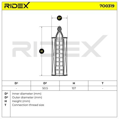 Filtr Oleju RIDEX 7O0319 7O0319 - foto 6