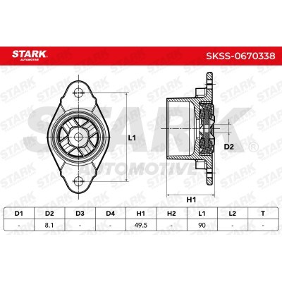 Mocowanie Amortyzatora Stark SKSS-0670338 SKSS-0670338 - foto 5