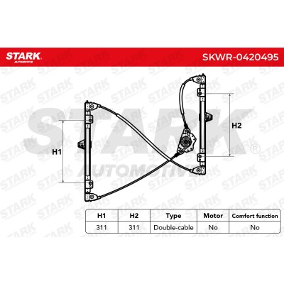 Podnośnik szyby Stark SKWR-0420495 SKWR-0420495 - foto 5