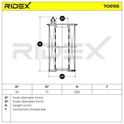 Filtr Oleju RIDEX 7O0105 7O0105 - foto 6
