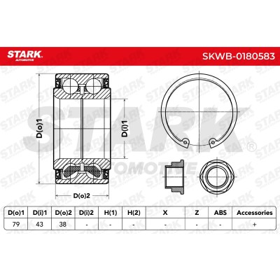 Łożysko Koła Stark SKWB-0180583 SKWB-0180583 - foto 3