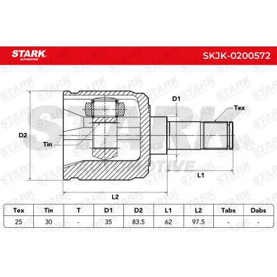 Przegub Stark SKJK-0200572 SKJK-0200572 - foto 5