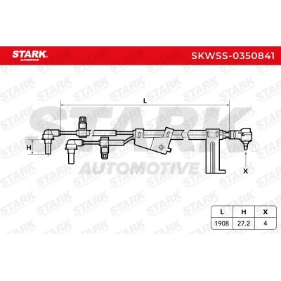 Czujnik ABS Stark SKWSS-0350841 SKWSS-0350841 - foto 6