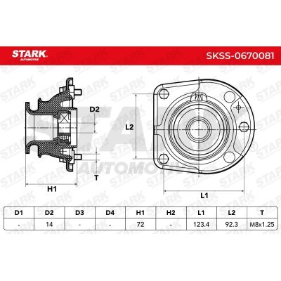 Mocowanie Amortyzatora Stark SKSS-0670081 SKSS-0670081 - foto 5