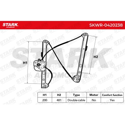 Podnośnik szyby Stark SKWR-0420238 SKWR-0420238 - foto 6