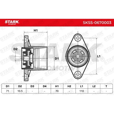 Mocowanie Amortyzatora Stark SKSS-0670003 SKSS-0670003 - foto 3