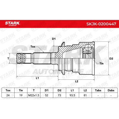 Przegub Stark SKJK-0200447 SKJK-0200447 - foto 4