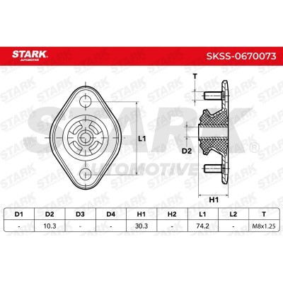 Mocowanie Amortyzatora Stark SKSS-0670073 SKSS-0670073 - foto 5