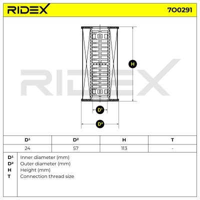 Filtr Oleju RIDEX 7O0291 7O0291 - foto 5