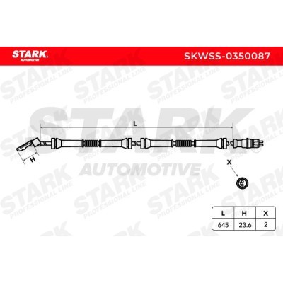 Czujnik ABS Stark SKWSS-0350087 SKWSS-0350087 - foto 3