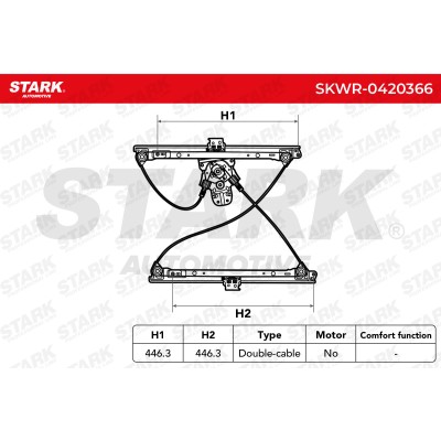 Podnośnik szyby Stark SKWR-0420366 SKWR-0420366 - foto 5