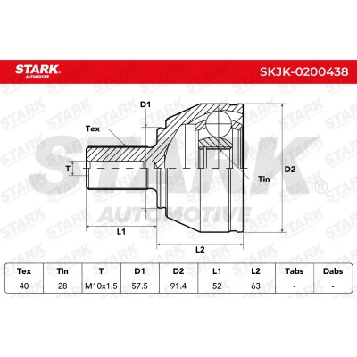 Przegub Stark SKJK-0200438 SKJK-0200438 - foto 5