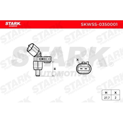 Czujnik ABS Stark SKWSS-0350001 SKWSS-0350001 - foto 5