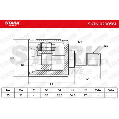 Przegub Stark SKJK-0200561 SKJK-0200561 - foto 6