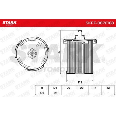 Filtr Paliwa Stark SKFF-0870168 SKFF-0870168 - foto 6