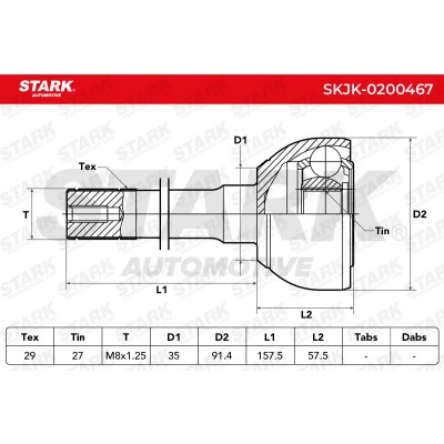 Przegub Stark SKJK-0200467 SKJK-0200467 - foto 5
