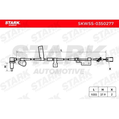 Czujnik ABS Stark SKWSS-0350277 SKWSS-0350277 - foto 5
