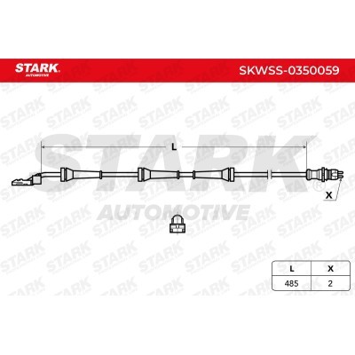Czujnik ABS Stark SKWSS-0350059 SKWSS-0350059 - foto 1